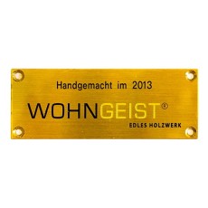 Brass plate for the Swiss Tool Case